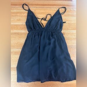 Toni black straps mini dress. New with tags